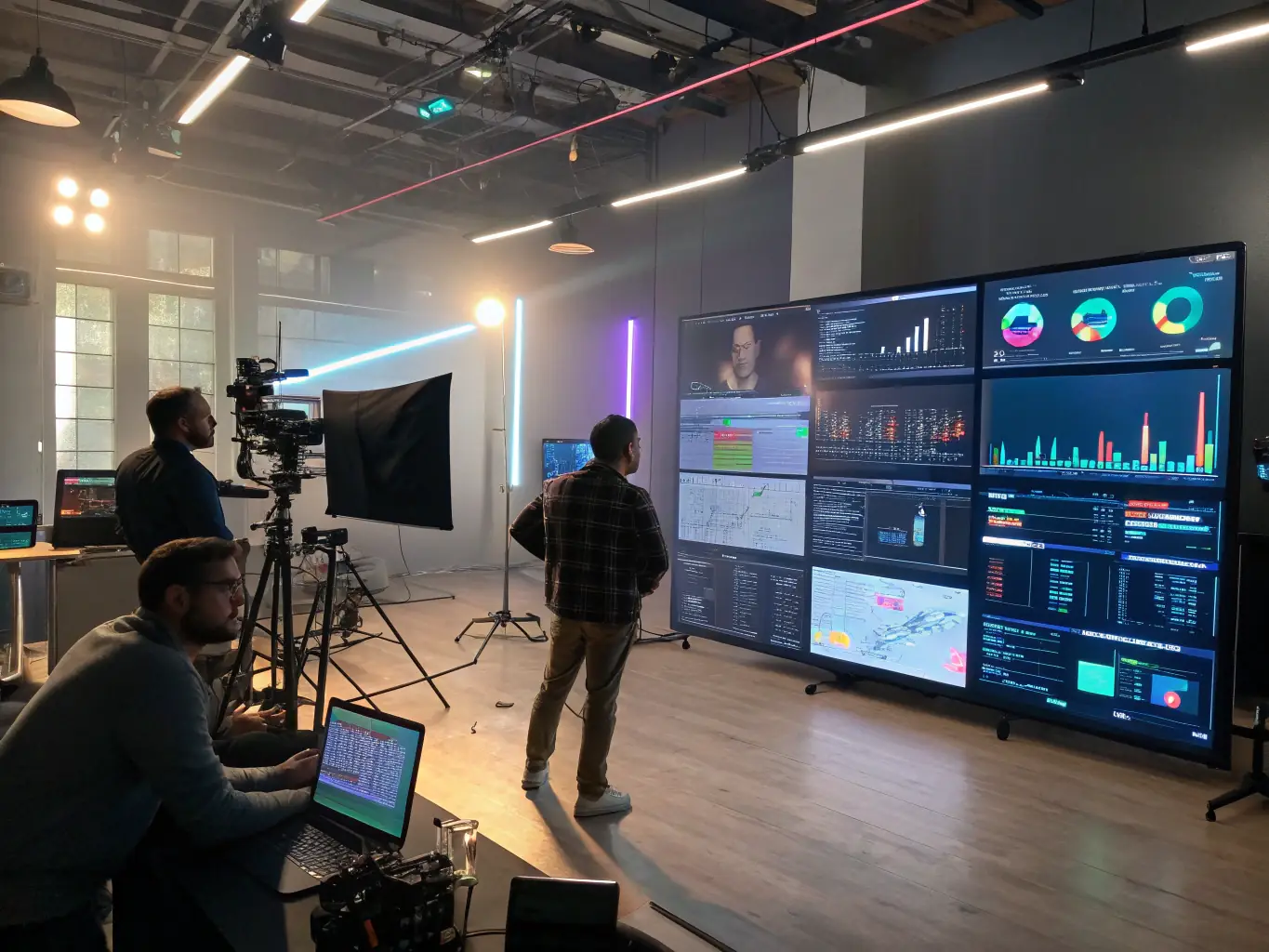 A dynamic image of various digital advertising platforms and ad creatives, illustrating HaloFrush's expertise in creating and managing effective advertising campaigns.